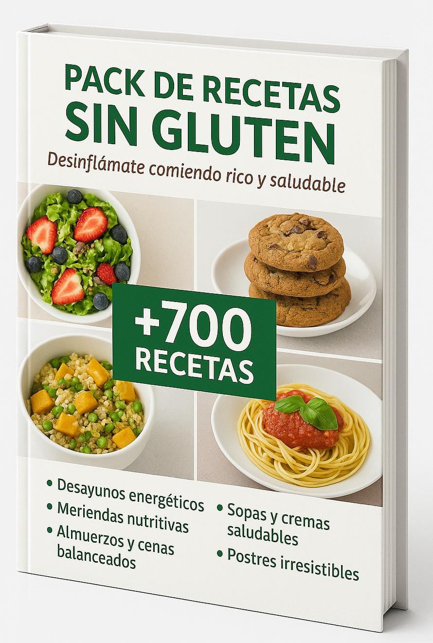 Pack Completo de Recetas Sin Gluten +30 Bonus