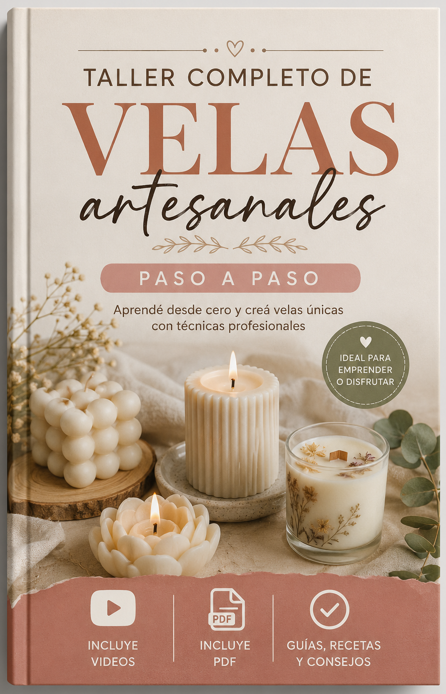 Taller de Velas Artesanales: Videos + PDF