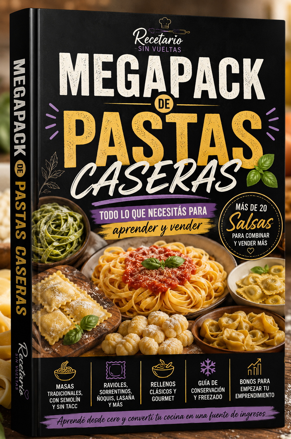 MegaPack Pastas Caseras + Bonus