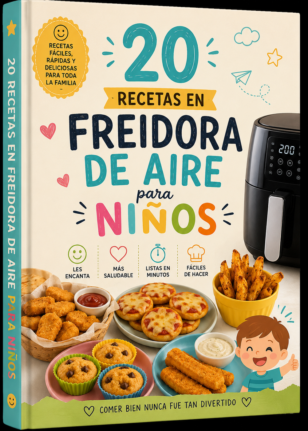 20 recetas en AirFryer para Niños